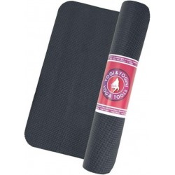 Yogi & Yogini yogamat PVC - Zwart - 1250gr