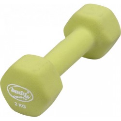 Body Coach Neoprene dumbbell, 2 KG – 2-pack - halterset