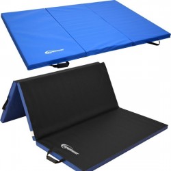 xl Gymnastiekmat 180x120x5cm Gymnastiekmat sportmat Fitness Zachte vloermat Blauw