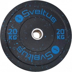 Sveltus Olympische Halterschijf Rubber 20 Kg