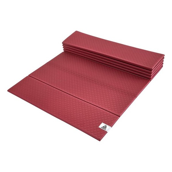 Reebok folded 6m yoga mat wine