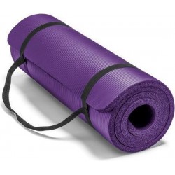 Sportbay fitnessmat - 180 cm x 60 cm x 1 cm - Paars