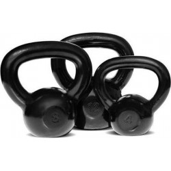 Body-Solid CAST POLISHED KETTLEBELL - 28 KG - BLACK