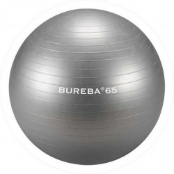 Trendy Sport - Professionele Gymnatiekbal - Fitnessbal - Bureba - Ø 65 cm - Zilver/Grijs - 500 kg belastbaar - Tuv/GS getest