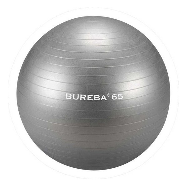 Trendy Sport - Professionele Gymnatiekbal - Fitnessbal - Bureba - Ø 65 cm - Zilver/Grijs - 500 kg belastbaar - Tuv/GS getest