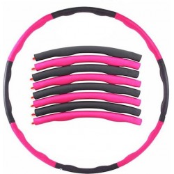 Fitness Hoelahoep Waist Trainer 1.2 KG - Ø 96 cm - Buikspiertrainer - Roze