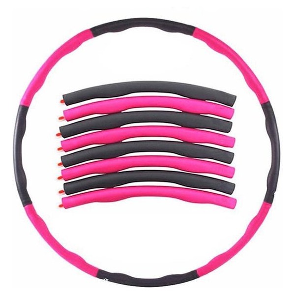 Fitness Hoelahoep Waist Trainer 1.2 KG - Ø 96 cm - Buikspiertrainer - Roze