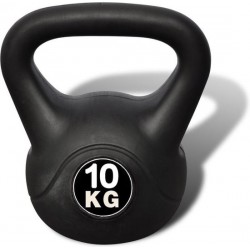 Vida XL Kettlebell - 10 kg - Zwart