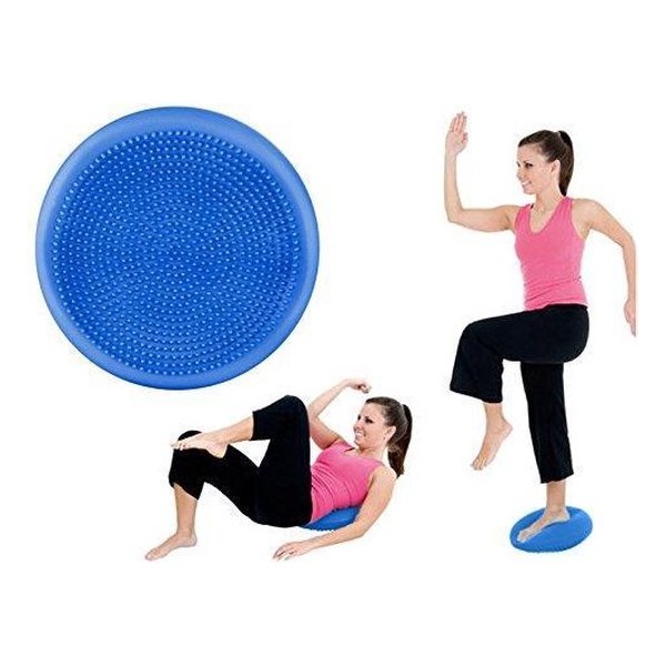 Air Stepper Balance Pad Kussen - Met Noppen - Blauw