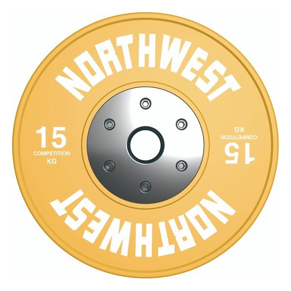 Northwest Premium Competitie Halterschijf | 15 KG