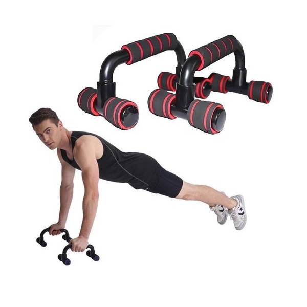 Opdruksteunen - Push-up bars : Rood