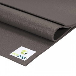 Ecoyogi Studio Yoga Mat Bruin/grijs - 200 cm - extra lang