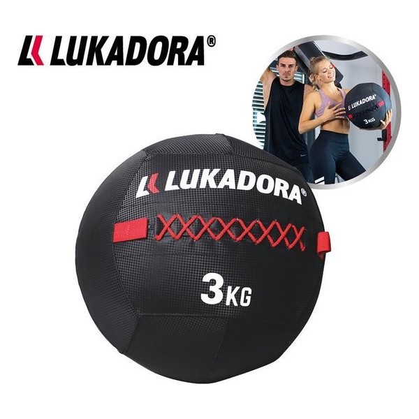 Lukadora Weight Wall Ball 3 kg - Train thuis met uitdagende HIT-circuits