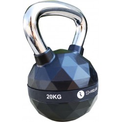 Sveltus Kettlebell Diamond 20 Kg Staal/polyurenthaan Zwart