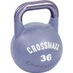 Competitie kettlebell 36kg, grijs