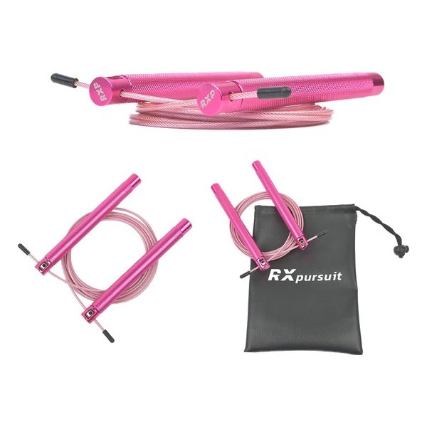 RXpursuit - CrossFit Speed Rope - Springtouw - Roze - Aluminium