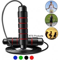 RTS Products - Springtouw met speciaal grip - ROOD - fitness - crossfit - volwassen - kinderen - fit worden - HOTSALE