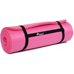 Yoga mat roze, 190x100x1,5 cm, fitnessmat, pilates, aerobics