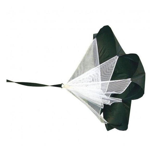 Vinex - Premium Sprint Parachute - incl. tailleriem en draagtas - Zwart/Wit