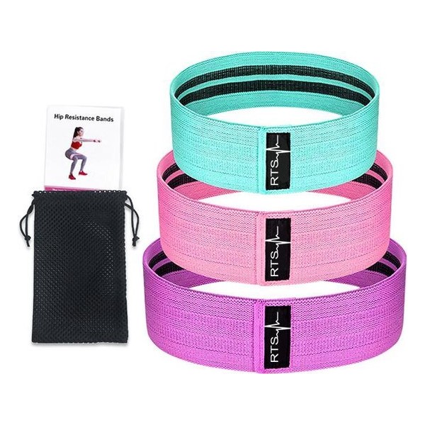 RTS products® - Sportelastiek - weerstands band - resistance band - EXTRA STEVIG - 3 stuks - voordeel