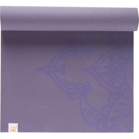 Gaiam Sol Sticky Grip Yoga Mat - Paars - 61 X 15 X 0.5 Cm