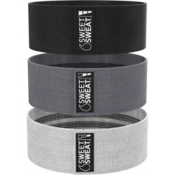 Sweet Sweat - Premium Heup Weerstandsbanden Set van 3 - Resistance Band - Fitnessband - Weerstandsbanden - Fitnessband