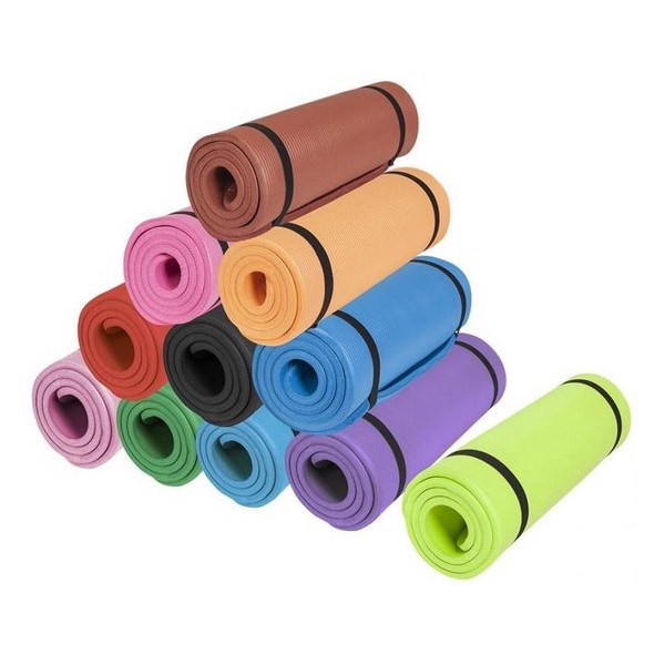 Gorilla Sports Yogamat Deluxe (190 x 60 x 1,5 cm) geel