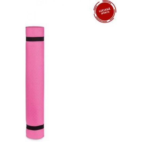 Yoga mat roze - inclusief draagtas - 4.0 EVA hoogwaardig materiaal - 180 x 60 x 0.4 cm