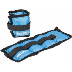 Gorilla Sports Set enkel- of polsgewichten 1 kg (2 x 0,5 kg) blauw