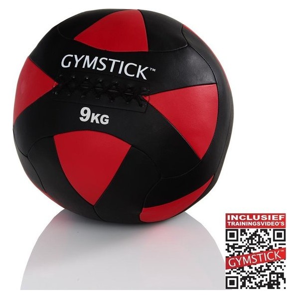 Gymstick Wallball Met Trainingsvideos - 9 kg