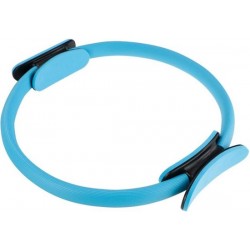 Pilates en Yoga Ring - Resistance/Stretch/Sport/Fitness band - Beentrainer - Heuptrainer - Weerstandsband - Ø 38 cm - Blauw