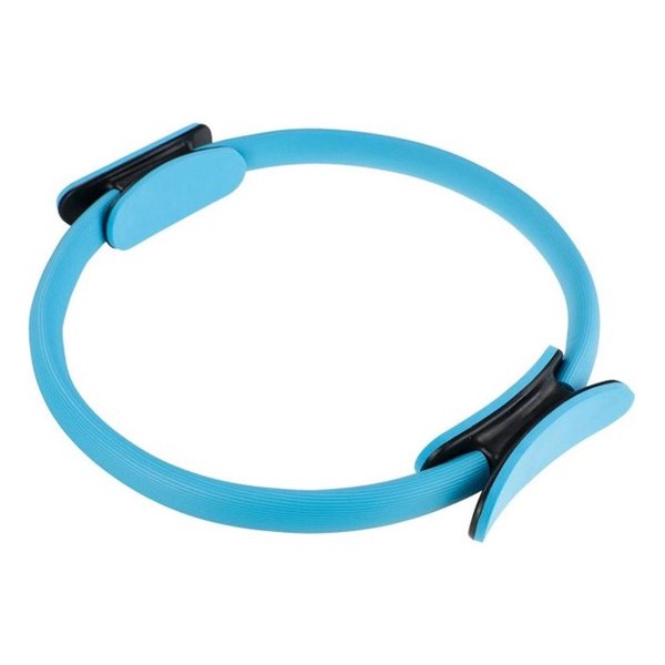 Pilates en Yoga Ring - Resistance/Stretch/Sport/Fitness band - Beentrainer - Heuptrainer - Weerstandsband - Ø 38 cm - Blauw