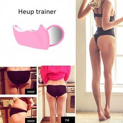 Heuptrainer - Fitness apparatuur - Billen trainer - Bil oefeningen thuis - Bilspieren - Heupen trainen - Vet verbranding - Roze