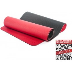 Gymstick Pro Yoga Mat - Met Online Trainingsvideo's - Rood