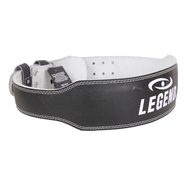 Fitness Riem zwart Leder Legend  S