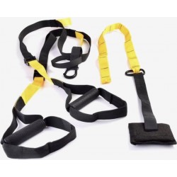 Fit&Healthy Suspension Trainer - Met Draagtas - Zwart/Geel