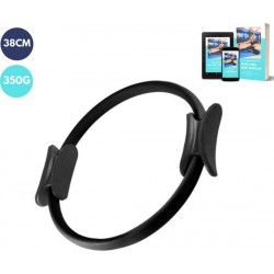 Romafit - Yoga Ring - Inclusief E-Book + Gratis Voedingsschema - Pilates  /Ø 38cm/350 Gram/Zwart