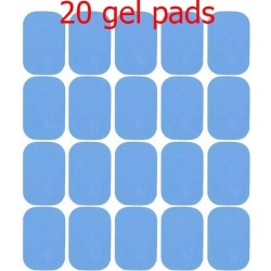 Gel pads buikspiertrainer- Gel pads EMS - 20 stuks - elektrisch buikspierapparaat plakkende pads