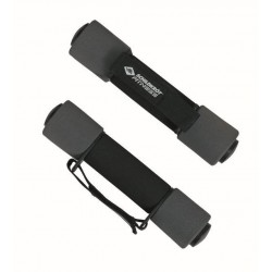 Schildkröt Fitness Dumbbells - 2 x 1 kg - Gietijzer - Antraciet