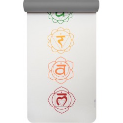 Yogistar Yogamat pro art collection chakra snow/graphite