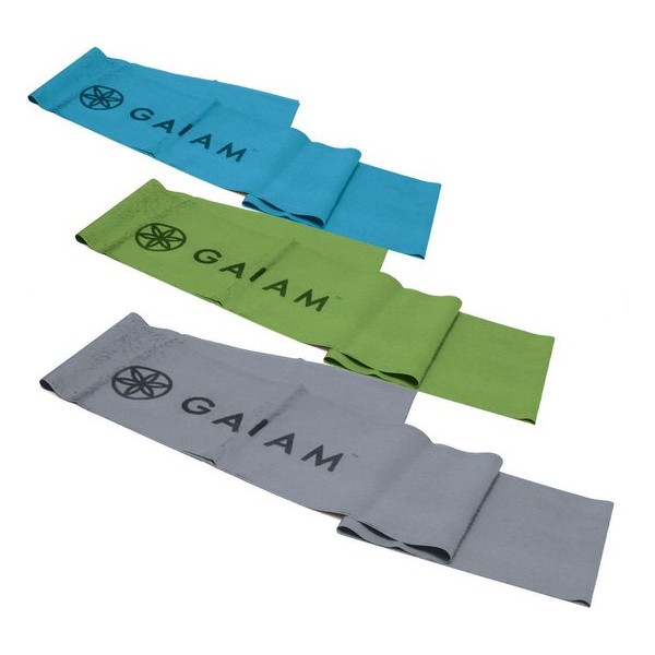 Gaiam - Restore Strength & Flexibiliteit - Yoga Kit - blauw - groen - grijs