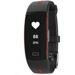 SmartWatch-Trends S3 - Activity tracker - Zwart/Rood