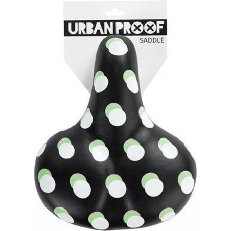 UrbanProof zadel Stip zwart