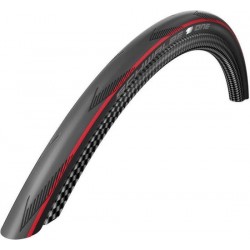 Schwalbe One V-Guard Zwart/Rood Buitenband 700X25C 25-622 Vouwband