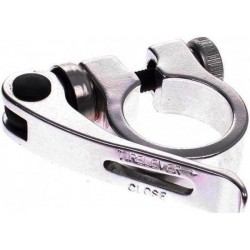 Ergotec Zadelpenklem Scq-050 Met Snelspanner 34,9 Mm Zilver