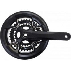 Prowheel Crankstel Flint 22-32-42t 175 Mm Alu/staal Zwart