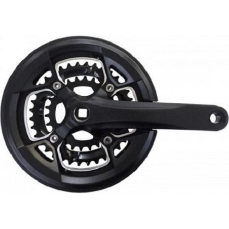 Prowheel Crankstel Flint 22-32-42t 175 Mm Alu/staal Zwart