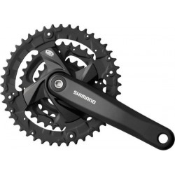 Shimano FC-M371 Crankset Trekking 9-speed, 48-36-26 tanden, black Pedaalarmlengte 175mm