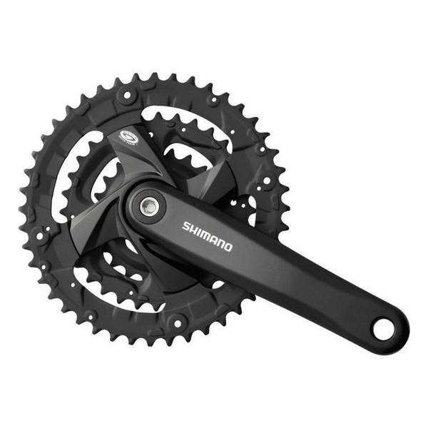 Shimano FC-M371 Crankset Trekking 9-speed, 48-36-26 tanden, black Pedaalarmlengte 175mm