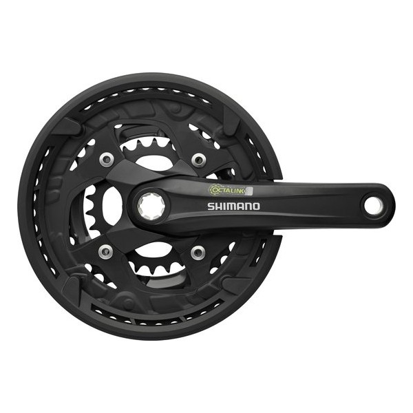 Shimano Alivio FC-T4010 Crankset Octalink 9-speed, black Pedaalarmlengte 170mm